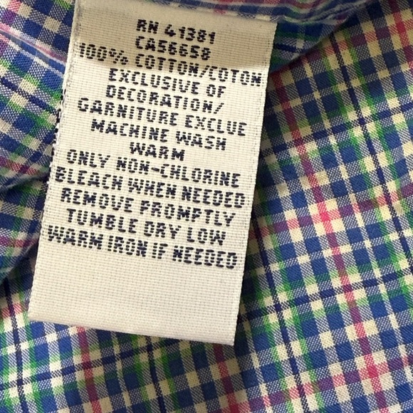Ralph Lauren Multicolor Plaid Button Down Shirt - Picture 4 of 6